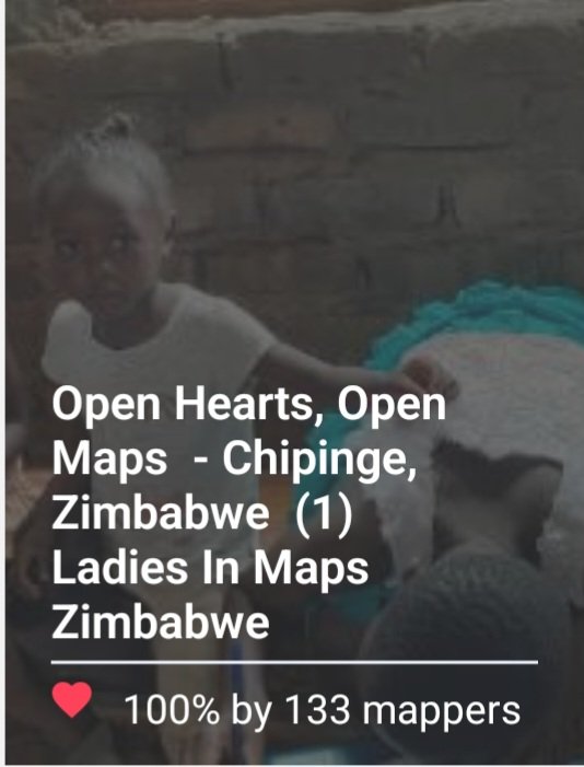LadiesMapZim's tweet image. Celebrating a milestone 🤩🥳
Thank you everyone contributing to the #OpenHeartsOpenMaps Initiative. The task moved really quick and we&apos;d like to appreciate you all for your efforts. 

Moving on, the part 2 of the same district is now up and appreciating the same commitment🥰