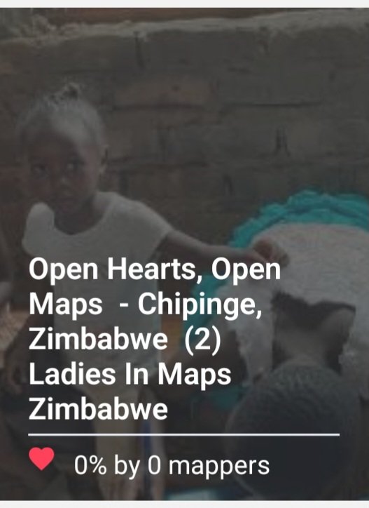 LadiesMapZim's tweet image. Celebrating a milestone 🤩🥳
Thank you everyone contributing to the #OpenHeartsOpenMaps Initiative. The task moved really quick and we&apos;d like to appreciate you all for your efforts. 

Moving on, the part 2 of the same district is now up and appreciating the same commitment🥰