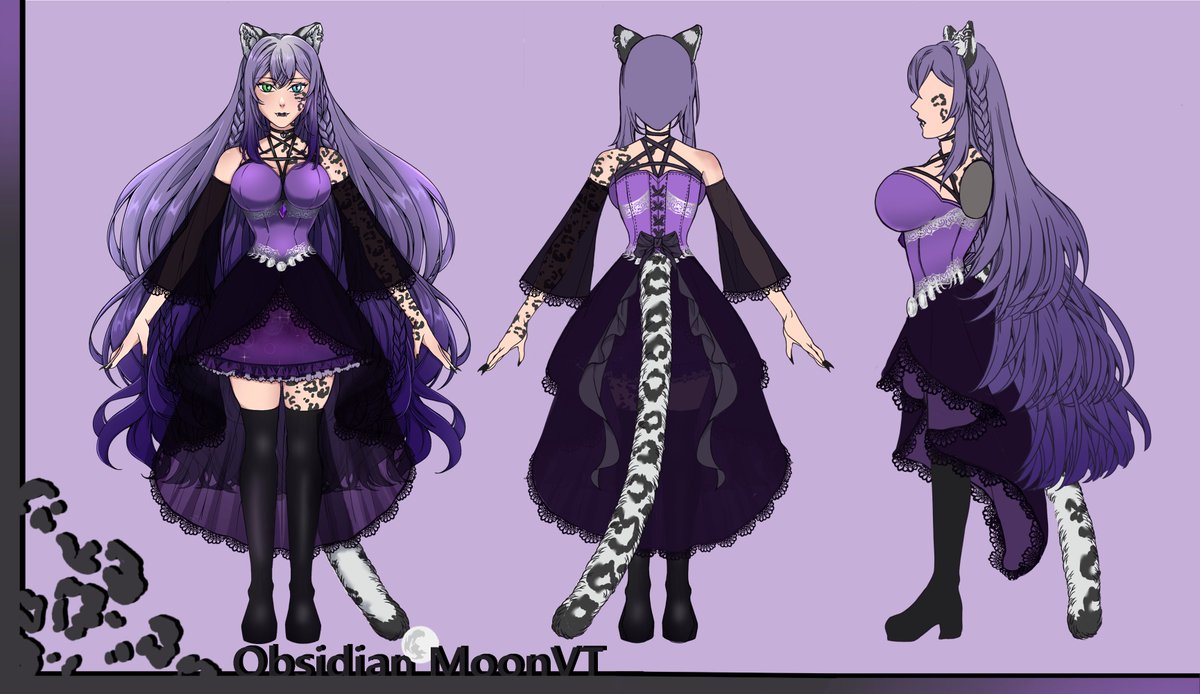 Obsidian Moon 🌑💜 - ENVtuber tweet media