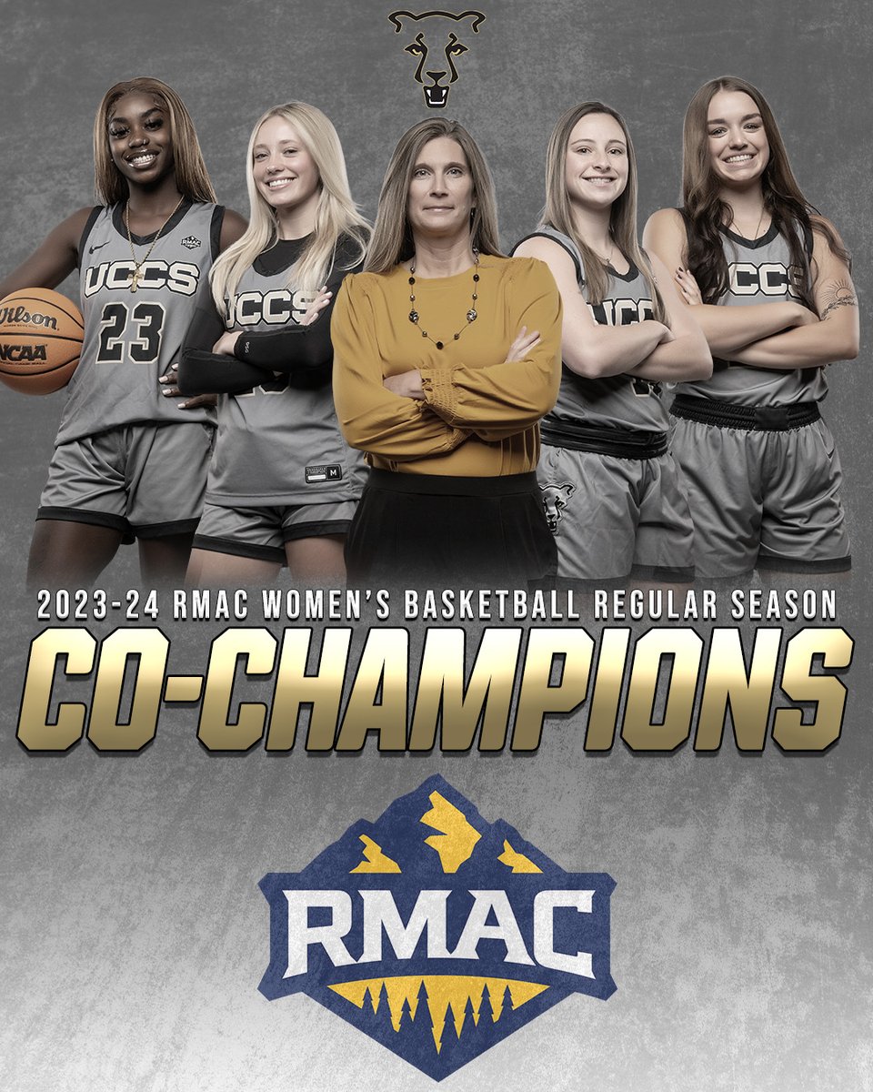 📢 Congrats to the 2023-24 <a href="/UCCSWBB/">UCCS Women’s Basketball</a> team on claiming the RMAC Women's Basketball Co-Championship!  🏀

The Mountain Lions ended the 2023-24 season earning their first #RMACwbb Regular Season Title in program history!😤

#GoMountainLions #ConfernceChampions