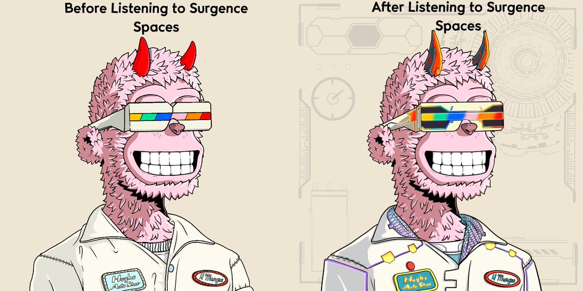 When you tune into your favourite spaces, do you join for:

- Entertainment?
- Knowledge?
- To Support a Friend?

After listening to a <a href="/surgence_io/">Surgence</a>, I can guarantee you will walk away 10x smarter... OR YOUR MONEY BACK!