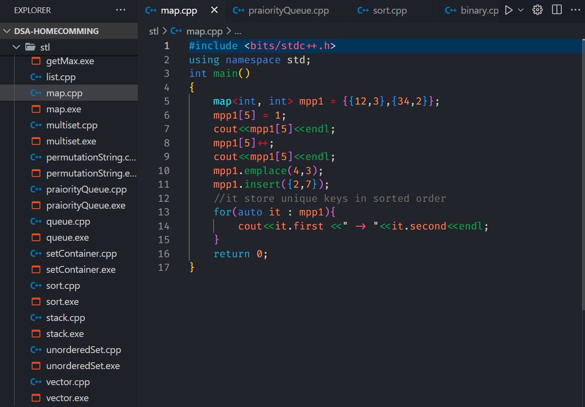 codeXoms's tweet image. Day 2 &amp;amp; 3/150 of DSA and react and in day 2 and 3 I have completed C++ STL (standard template library) ,bubble , insertion and selection sortin DSA . In #reactjs I learnt useEffect hook, AbortController, and how to add a loading spinner.  #CodingJourney  @striver_79 @ezSnippet