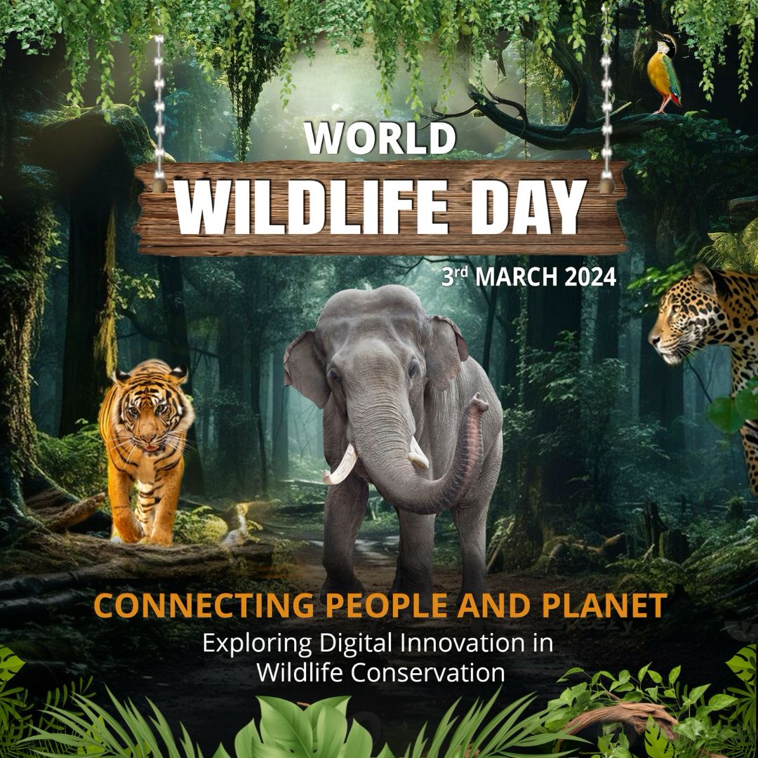 This World Wildlife Day, let us celebrate the incredible diversity of Earth’s flora and fauna, and raise awareness about the importance of conservation.

Under PM Shri <a href="/narendramodi/">Narendra Modi</a> ji’s leadership, India is making rich use of digital innovation for wildlife protection and