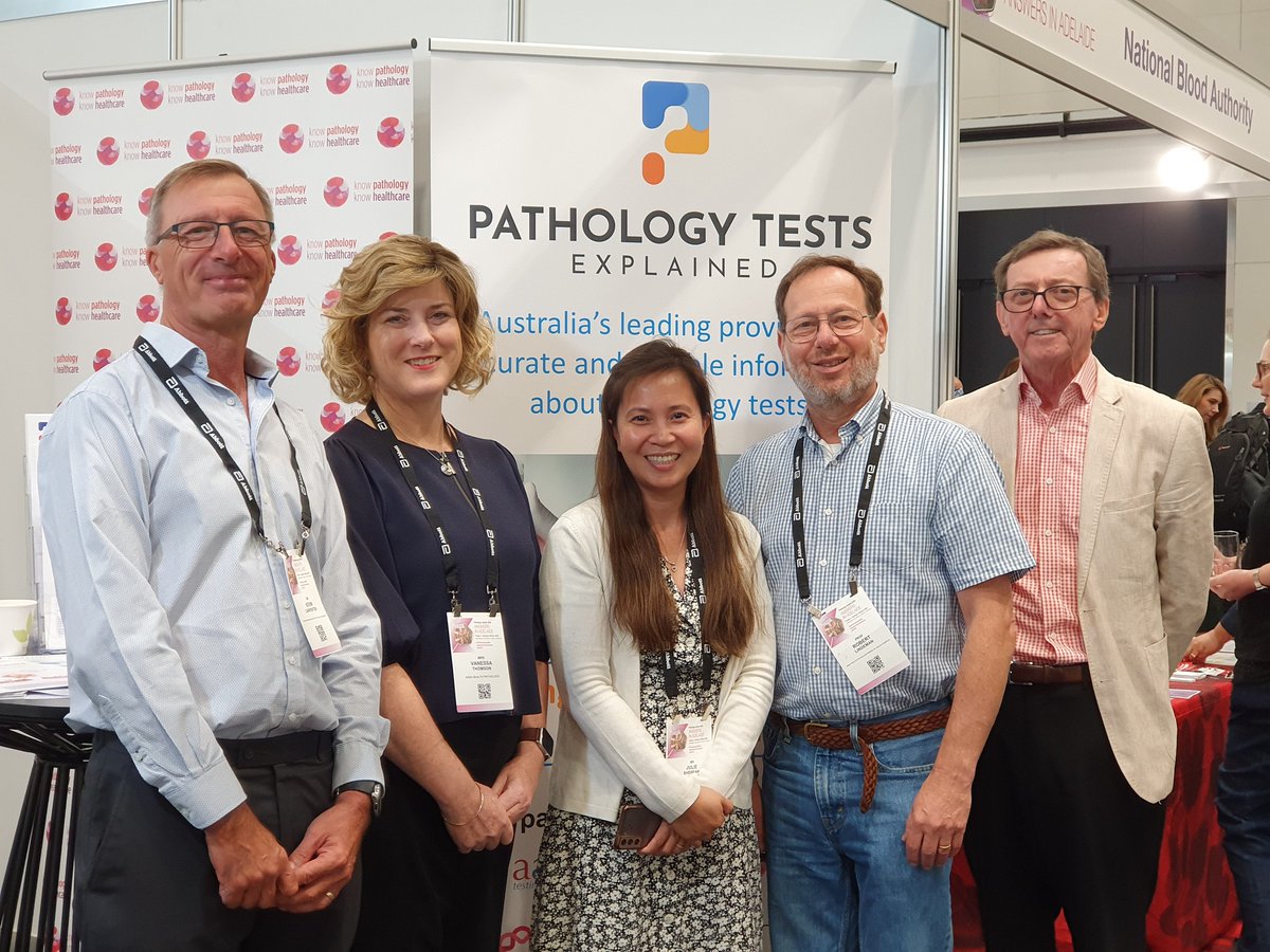 PathologyTests's tweet image. We are proud to partner with NSW Health Pathology in producing patient information relevant to diagnostic testing. Thanks to Julie Sherfan, Vanessa Thomson and Prof Robert Lindeman, pictured with PTEx Andrew St John and Kevin Carpenter at #PathUpdate2024. @lizfarquhar @NSWHealth