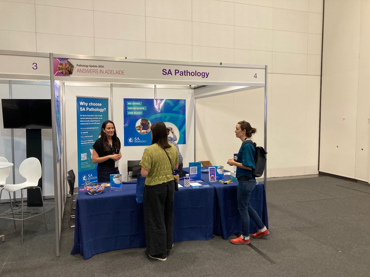 PathologyTests's tweet image. Glad to see many visitors to our booth and others&apos; such as @SAPathology at #PathUpdate2024 #AnswersinAdelaide
