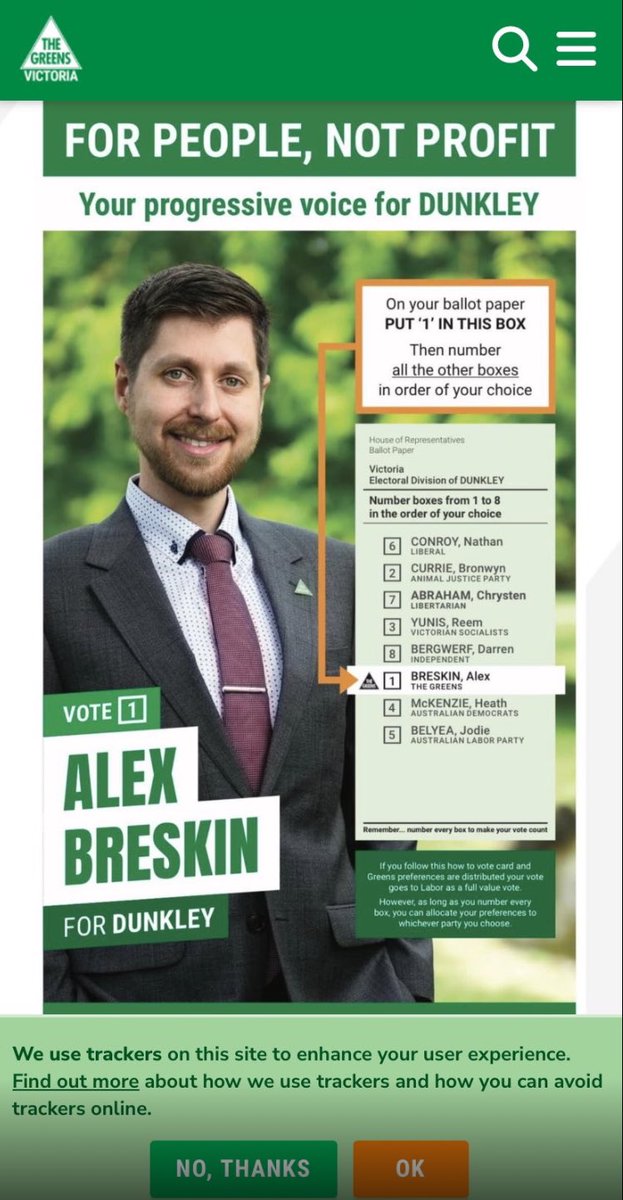 Does anyone know why The Greens put Labor 5th on their ballot paper? #DunkleyByelection #DunkleyVotes