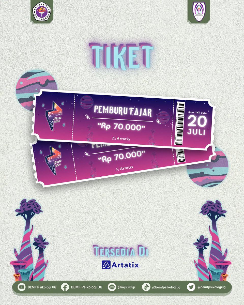 Halo, Psychofams!

Dibalik tirai misteri, persiapkan diri kalian untuk merasakan keajaiban di awal petualangan! 

Ibu Peri mempersembahkan kehadiran penyair pertama yang akan membawa kita dalam petualangan indah melalui liriknya yang penuh makna: Pendarra!! 📣

(cont)