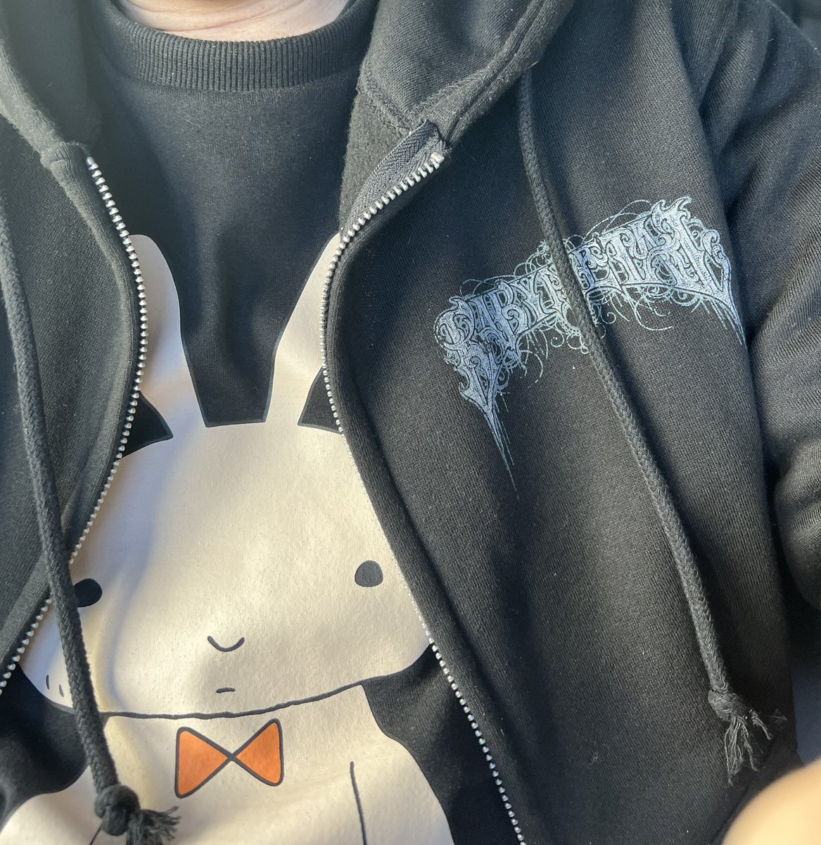 #BABYMETAL   

#ベビパーカー

この時期お買物行くのに便利すぎる優秀なベビパーカー🤘