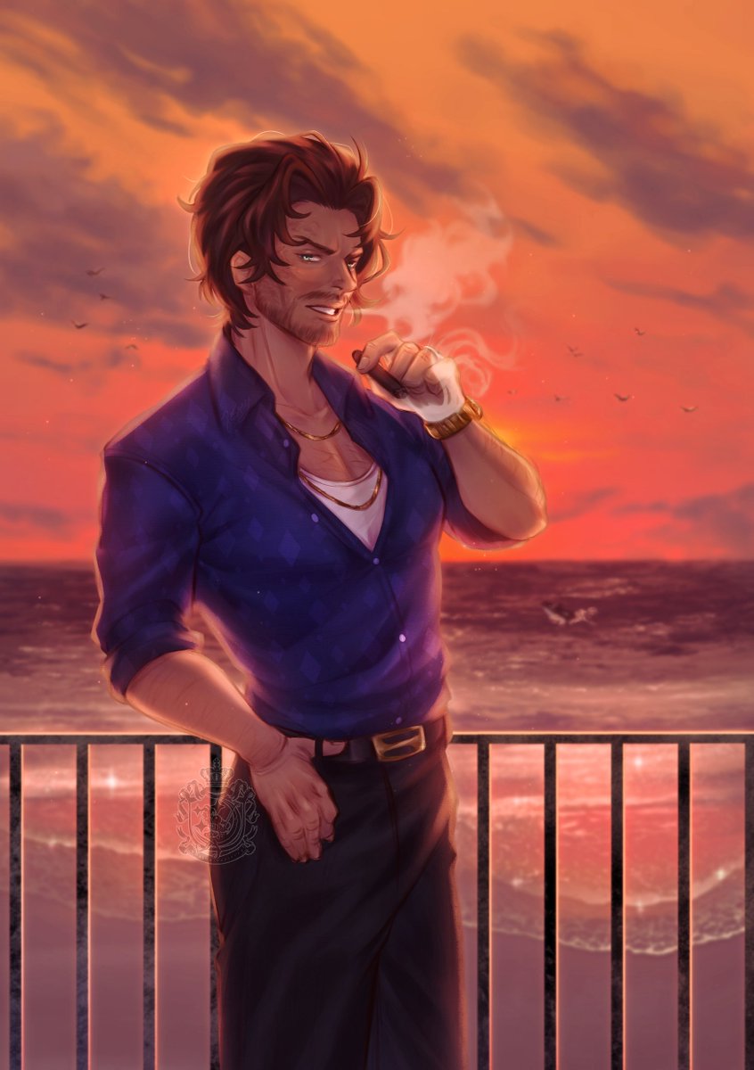 Sea breeze.
- - -
Blue really is Luci's color. :)
#NoPixel #nopixelfanart <a href="/ZetarkGG/">Zetark</a>