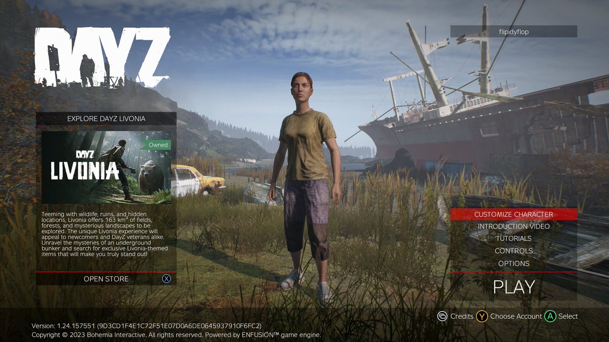 flipidyflop420's tweet photo. Having a few technical difficulties so running a few mins behind schedule, pushing for 1245. Meet Glenna Lenora. English born and bread for the outdoors. Come check her out as a fresh spawn. https://t.co/vGf7GWjbfg
#DayZ #freshspawn #survival #xbox #gaming #smalltimestreamers https://t.co/QAI2Uj5ebf