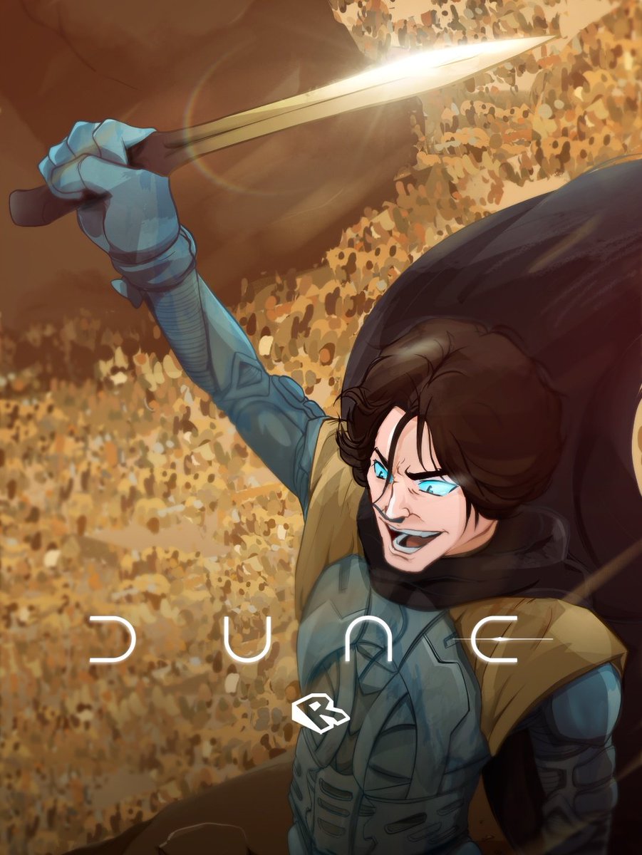 artbyromix's tweet photo. Watched #DunePart2 yesterday and am already experiencing early signs of Kwisatz Haderach syndrome. Send snacks (Is this what the Spice does?) 🙃
Full video on my Instagram. 
https://t.co/n0TGfVOJJr
#dune #dunemovie #spicemustflow #dunefanart #weekendvibes #reels https://t.co/AJ56v6TpEt
