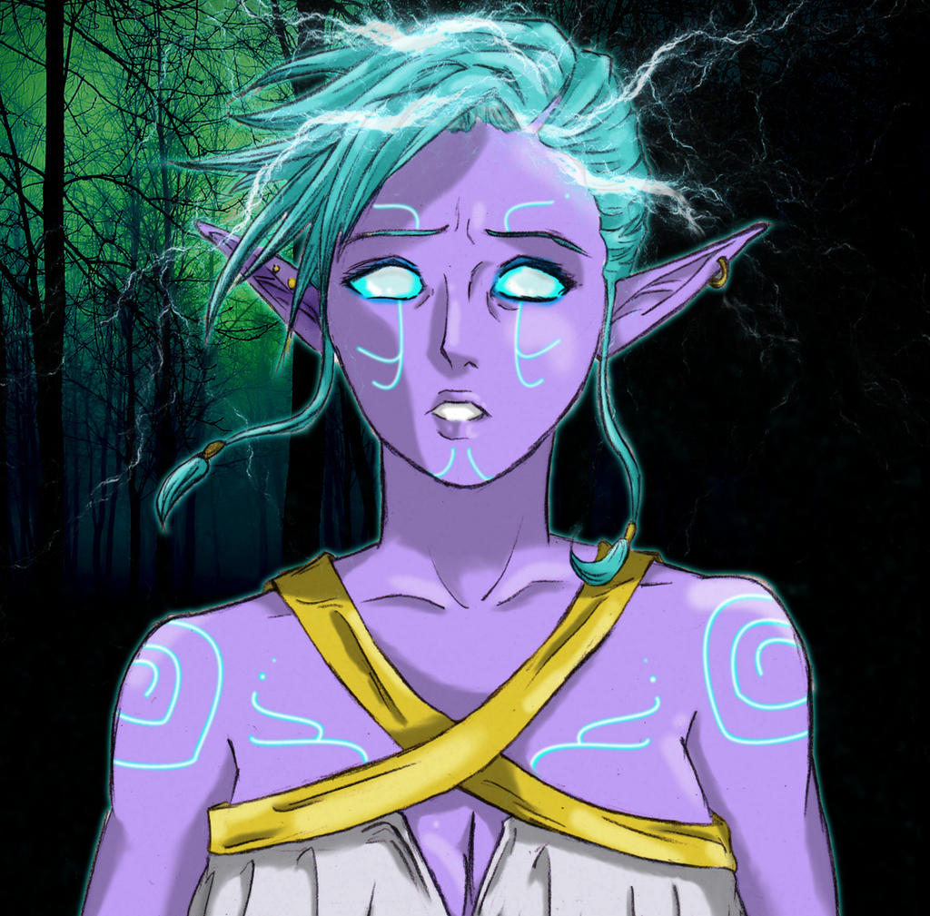 SplitableInf's tweet image. 10 year difference with my first DnD character, Nerys. Learning art has been a real trip, lol. #oldart #redrawingmyoldart #dungeonsanddragons #dndart