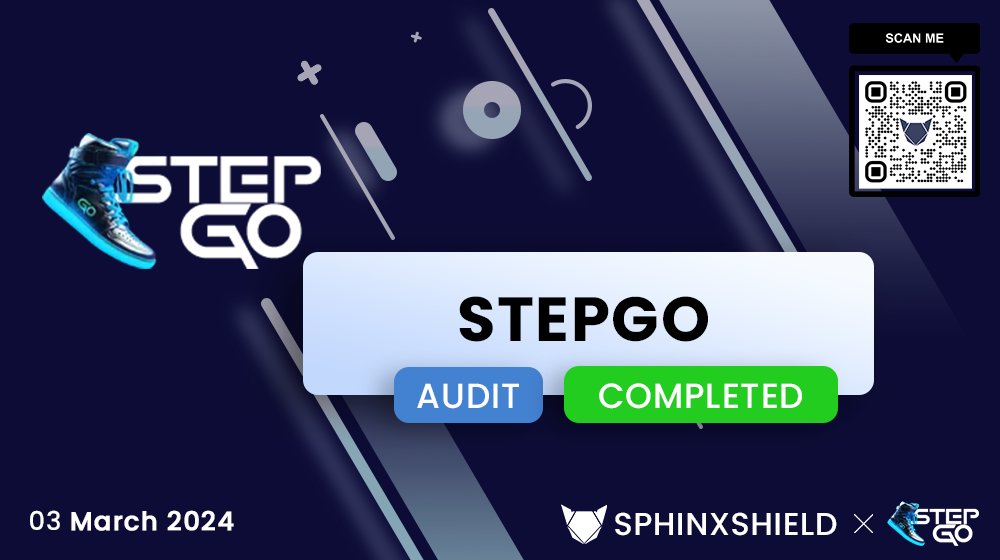 🚀 Exciting News! 📢 StepGO's security audit is complete! 🛡️ Kudos to the <a href="/stepgoworld/">STEPGO</a> team for their dedication to safety. 

Our website is undergoing an upgrade to a Web3 platform for enhanced insights.

#CryptoSecurity #StepGO #SphinxShield 🌐🔒