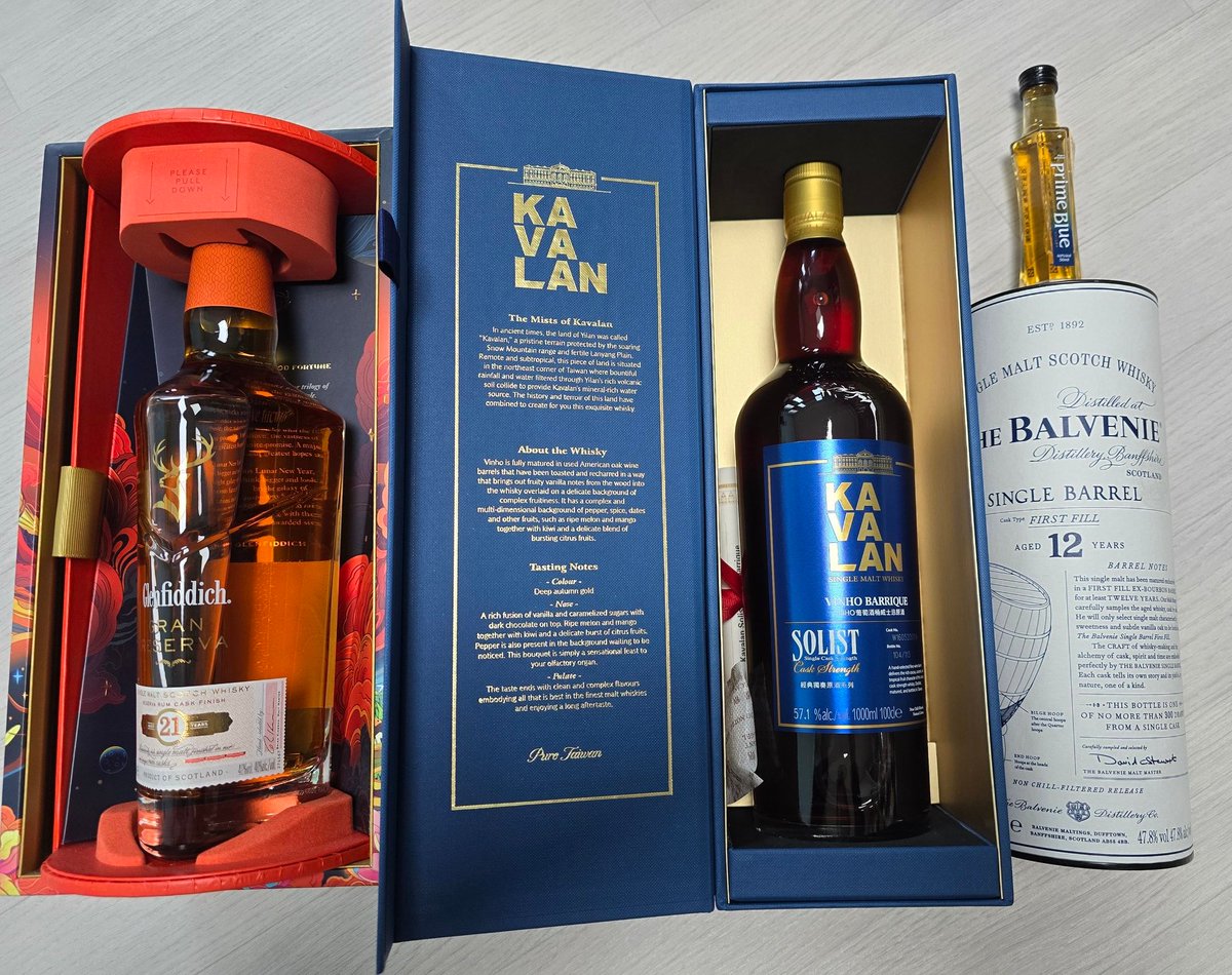 대만 여행 기념품...

글렌드로낙 18y을 못 사와서 너무 아쉬움...

담에가면 18y, 21y 둘 다 구해와야지 

#섹트 #소소한즐거움 #시간만있었으면 #4병채우는건데