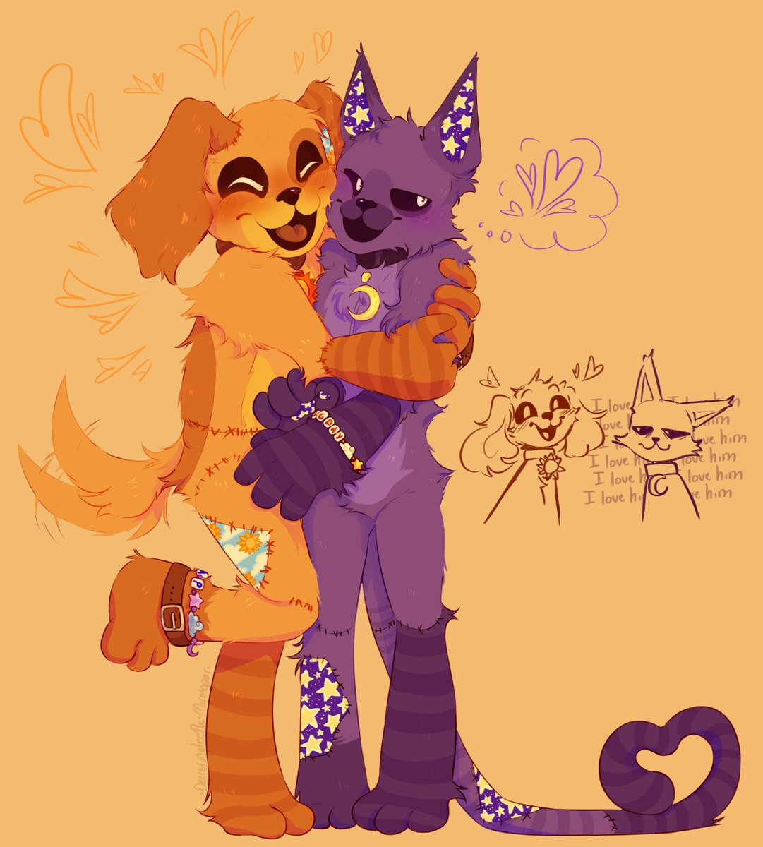 💜🧡Best friends🧡💜
#Catnap #dogday