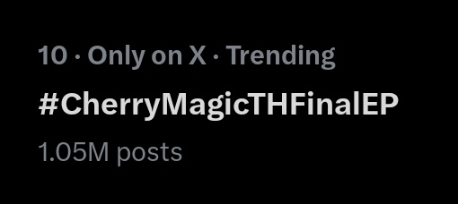 R0N4YourLife's tweet image. Hello Filo Polcas

Trending at number 10 right now. Hope we can do this together. Post fresh posts and RT those with #CherryMagicTHFinalEP 

Thanks!