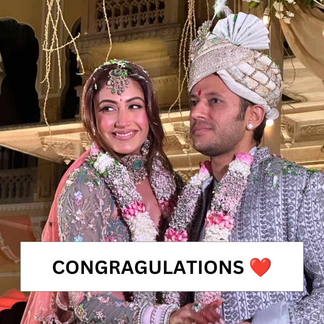 Congratulations @officialsurbhic & @karanrsharma09 ❤️

#surbhichandna #surbhichandnafan #karansharma #surbhichandnafanart #ishqbaaz #weeding #weedingday💍 #couple #starplus