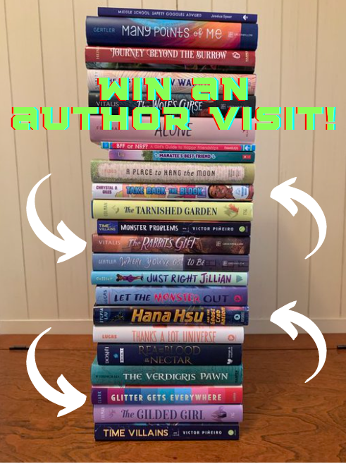 📢📢GIVEAWAY!!📢📢
#Teachers and #Librarians!      
⭐️FREE virtual class visit w/ 3 amazing middle grade authors!!    
😊Tag friends for extra entries
⏰Ends Wed 3/6    🇺🇸US/CAN🇨🇦
🤞Good luck!!