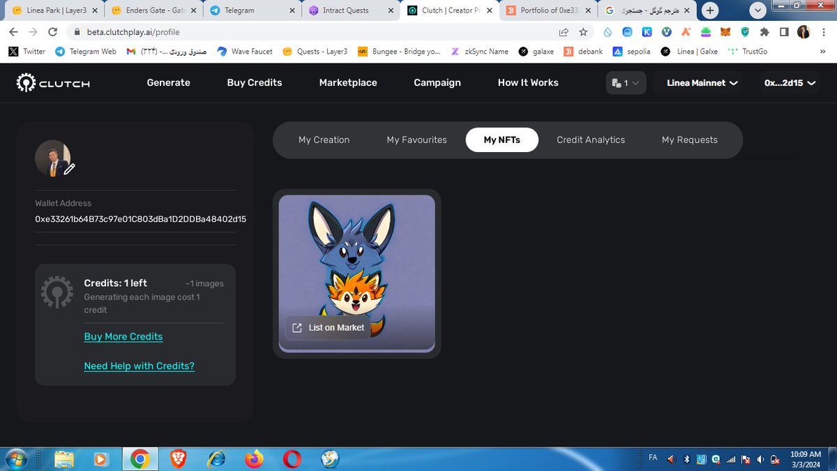 aalirezasafari's tweet photo. I just minted my favorite fox on @LineaBuild 🦊 
#WeLikeTheFox https://t.co/wGSahdBl4B