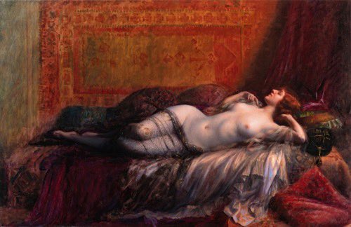 Odalisque by Delphin Enjolras (19th Century)