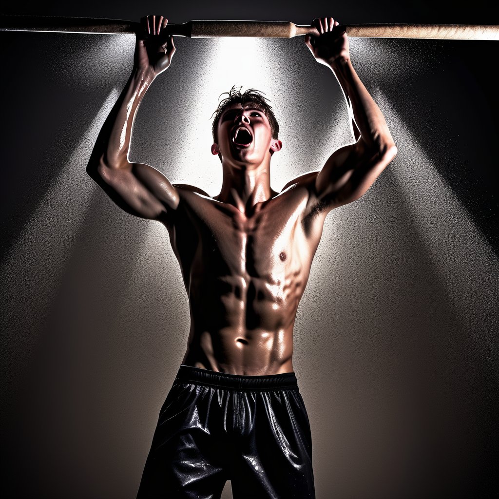 SweatCommander's tweet photo. The new recruit hangs from a pull-up bar for as long as he can.

Commander sees he lacks grip strength and stamina.

Adds a padded cushion to the pull-up bar.

To help… https://t.co/WwIhbtIJ5f