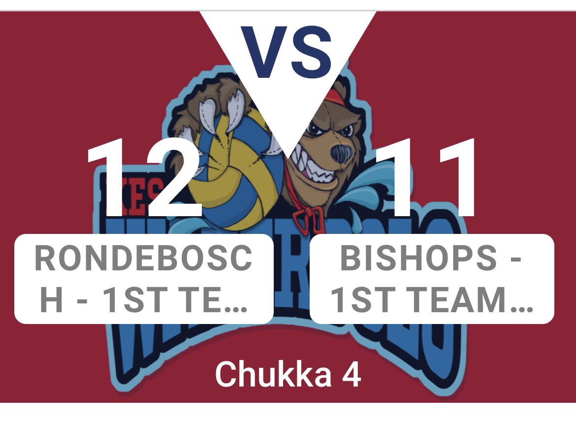 Congratulations to <a href="/Rondebosch_Boys/">Rondebosch Boys' HS</a> 1st Team into the finals:
keswaterpolotournament.carrd.co
<a href="/StandardBankZA/">Standard Bank ZA</a> <a href="/ss_schools/">SuperSport Schools</a> <a href="/Afrihost/">Afrihost</a> <a href="/TigerWheelnTyre/">tigerwheelntyre</a> <a href="/SpurRestaurant/">Spur Steak Ranches</a>  #larocheposayza 
<a href="/KingEdVIISchool/">KES</a>
<a href="/OpalSport/">Opal Sports</a>