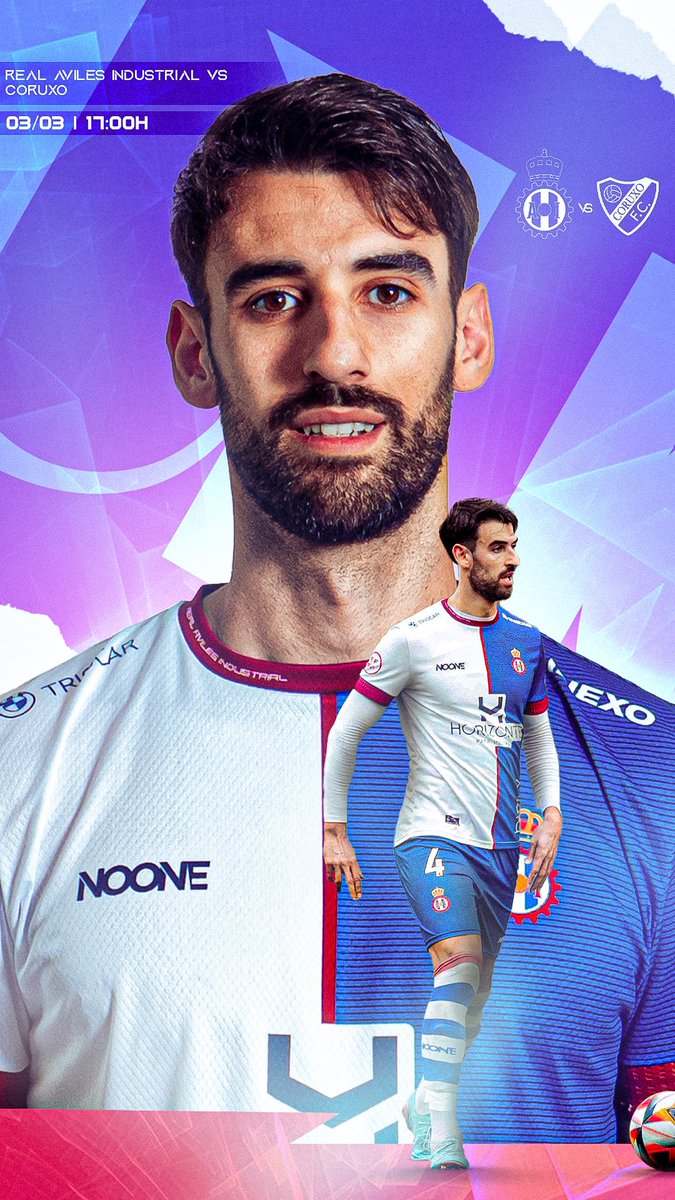 MATCHDAY! 🔵⚪️🔴

⚽ Segunda RFEF 
🆚 Coruxo 
🏟️ Román Suárez Puerta 
⏰ 17:00 

Vamos <a href="/RealAvilesInd/">Real Avilés Industrial</a> 🙌