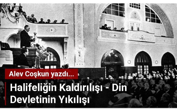 #Atatürk Mustafa Kemal Atatürk'e minnetle. 'Bugün 3 Mart 2024 halifeliğin kaldırılışının, tarihin derinliklerine gönderilişinin 100. yılıdır. Milli Mücadele’nin en büyük devrimidir. Alev Coşkun. (Cumhuriyet) ' En büyük bayramdır, Kutlu olsun.