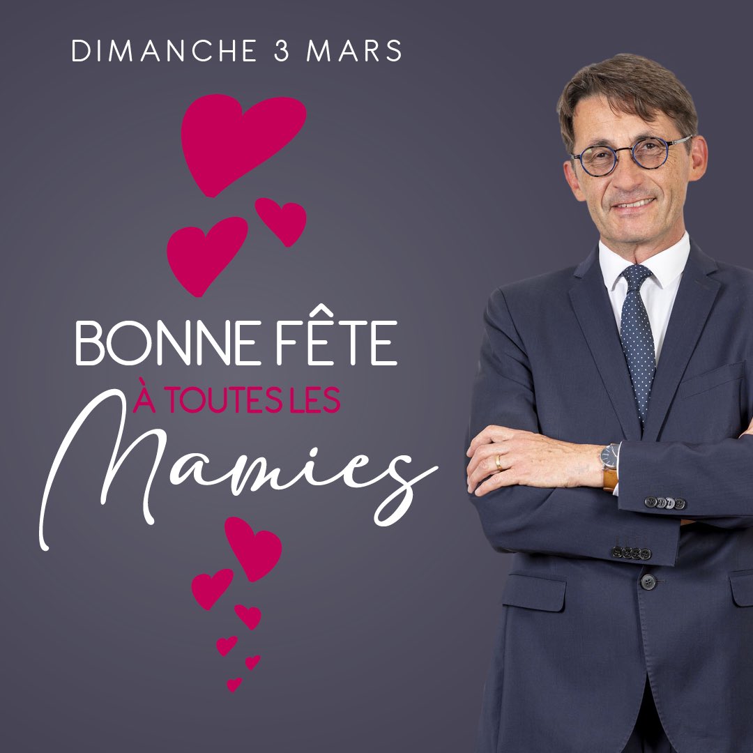 Très belle fête à toutes les grand-mères. 
Que cette journée soit remplie d’amour et de délicates attentions. 
Une grosse pensée pour celles qui sont aux cieux mais restent dans nos cœurs ♥️