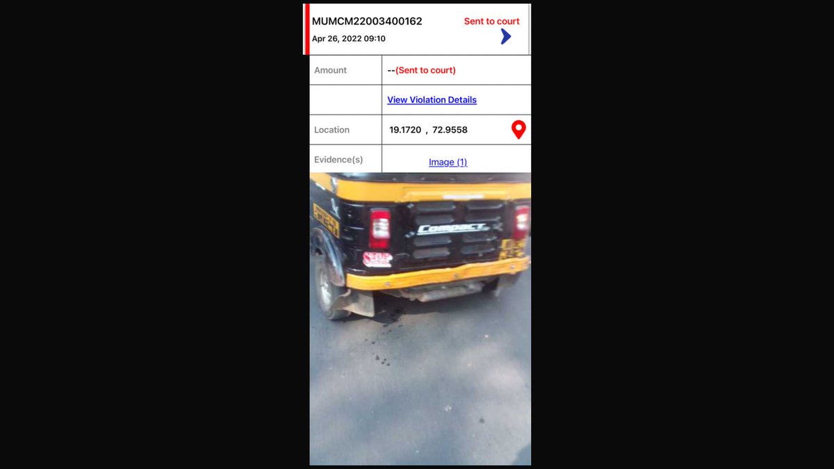 Downloaded the #MumbaiTrafficPolice app today & found a 2-year old challaan with this image as evidence. Could you please share which AI software was used to generate this photo of my “car”, because I think you desperately need an upgrade! @MumbaiPolice