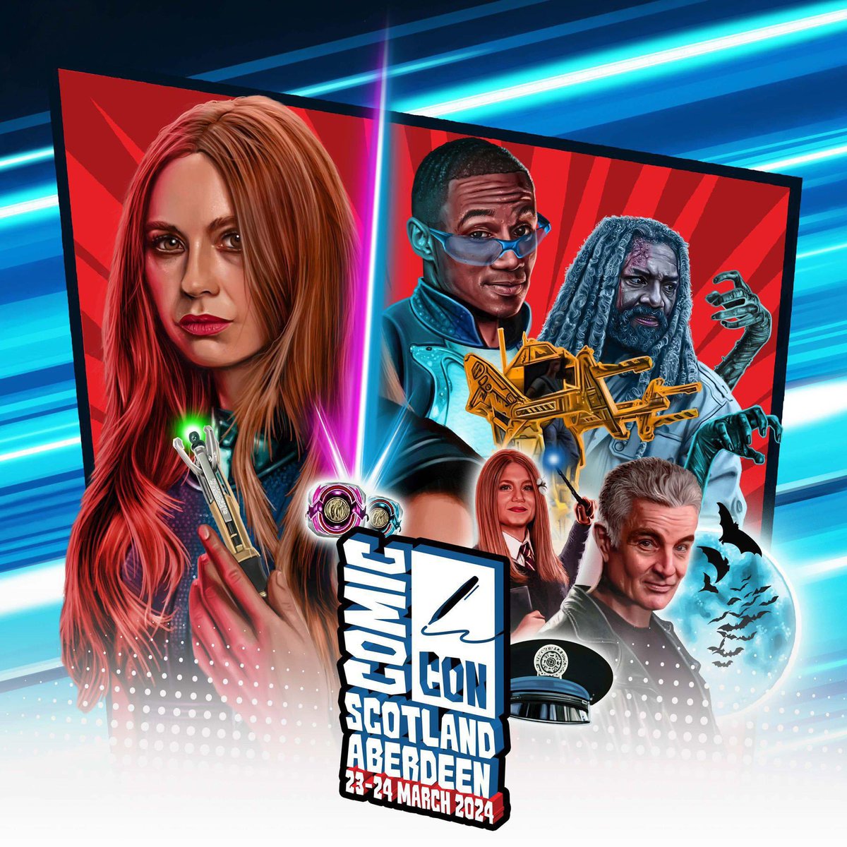 Many thanks to @monopolyevents1 for offering press passes to the 5D Pop Culture Website for the upcoming @comconaberdeen - can’t wait for this incredible event!