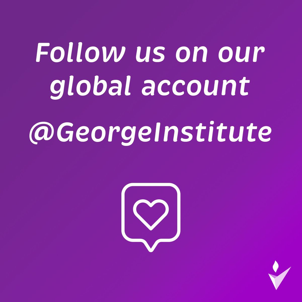 📢 We're moving! Please continue supporting our work to improve the health of people worldwide by following our Global @GeorgeInstitute account for all our latest research, projects, updates and announcements. We will stop using the @GeorgeInstIN account from March 4 2024.