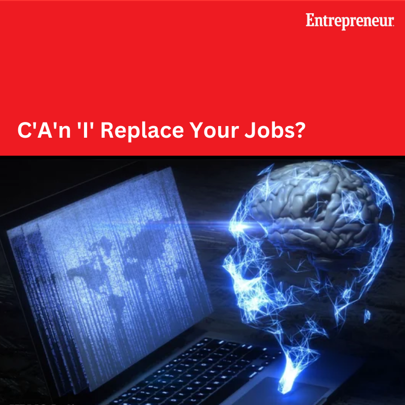 EntrepreneurIND's tweet image. C&apos;A&apos;n &apos;I&apos; Replace Your Jobs?
Read more: ow.ly/oAu150QJOFW
#JobReplacement #FutureOfWork #AIinBusiness #DigitalTransformation #IndustryDisruption #DailyNews #AI #ArtificialIntelligence #DailyUpdates #Businessnews #TrendingNow #DailyNewsUpdate #Entrepreneur #EntrepreneurIndia