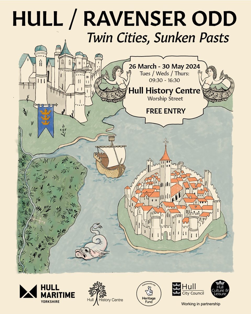 Our exhibition to mark the 725th anniversary of #Hull and its twin Ravenser Odd draws closer.
<a href="/Hullccnews/">Hull City Council</a> <a href="/hull_libraries/">Hull Libraries</a> <a href="/HullMaritime/">Hull Maritime</a> <a href="/VisitHull/">Visit Hull</a> <a href="/HULLwhatson/">Hull What's On</a> <a href="/Ravensrodd/">Ravenser Odd</a>