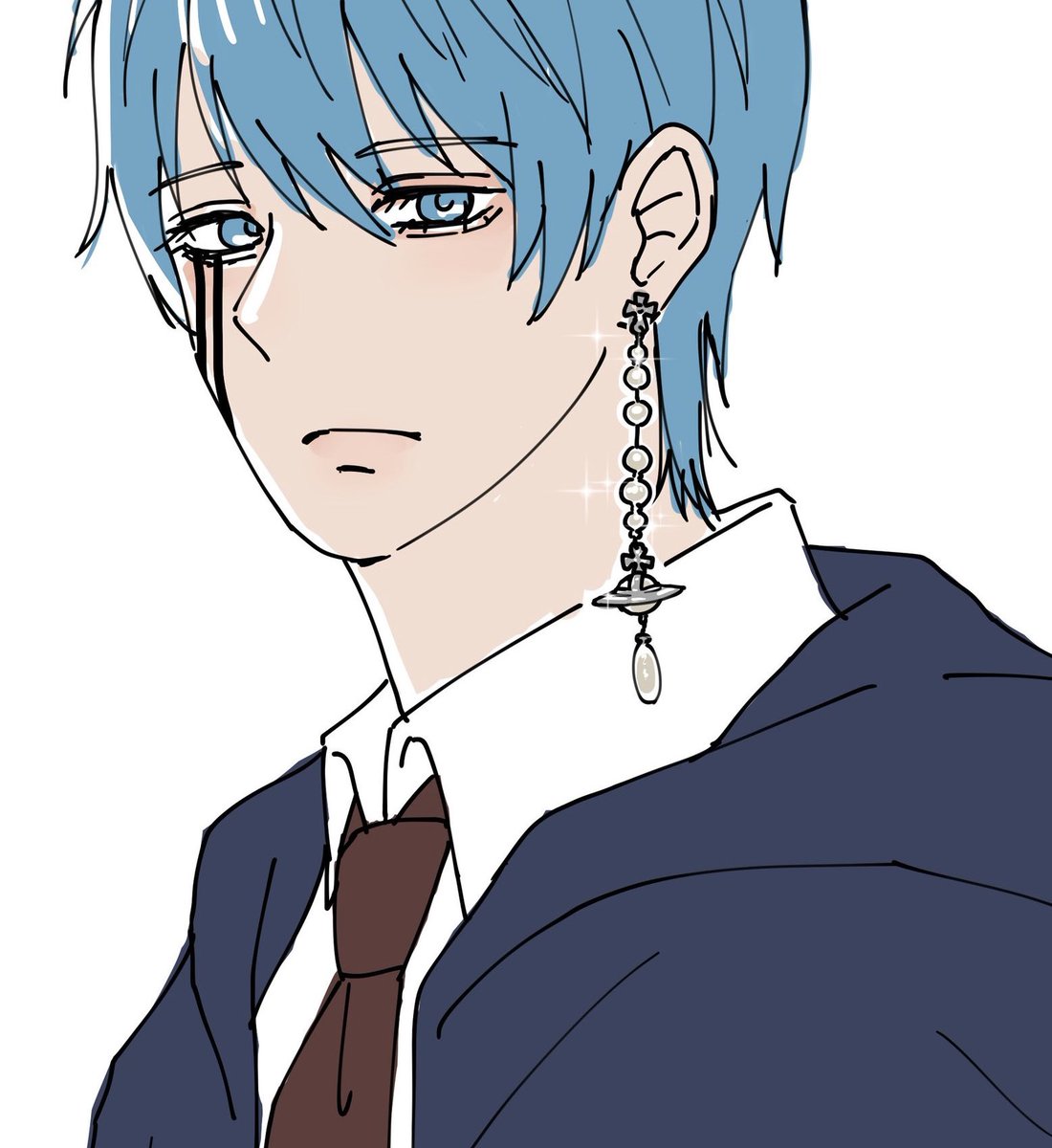 Crown Lance with Vivienne Westwood’s broken pearl earrings 

#MASHLE #マッシュル