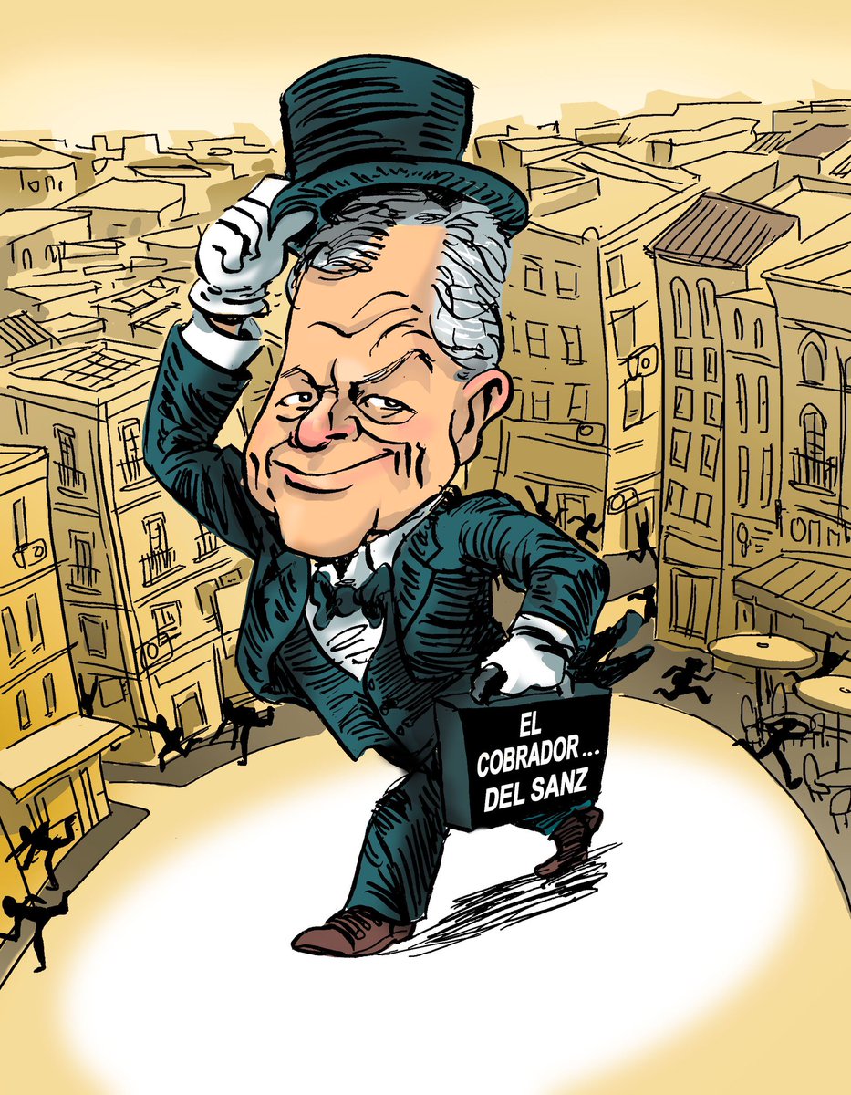 El cobrador del… Sanz.
¿Una tasa para pasar por la Avenida o entrar en el Rinconcillo sin cola de espera? La lista alternativa en clave de humor.
#LaCajaNegra de <a href="/diariosevilla/">Diario de Sevilla</a> 
👇🏼

diariodesevilla.es/la-caja-negra/…