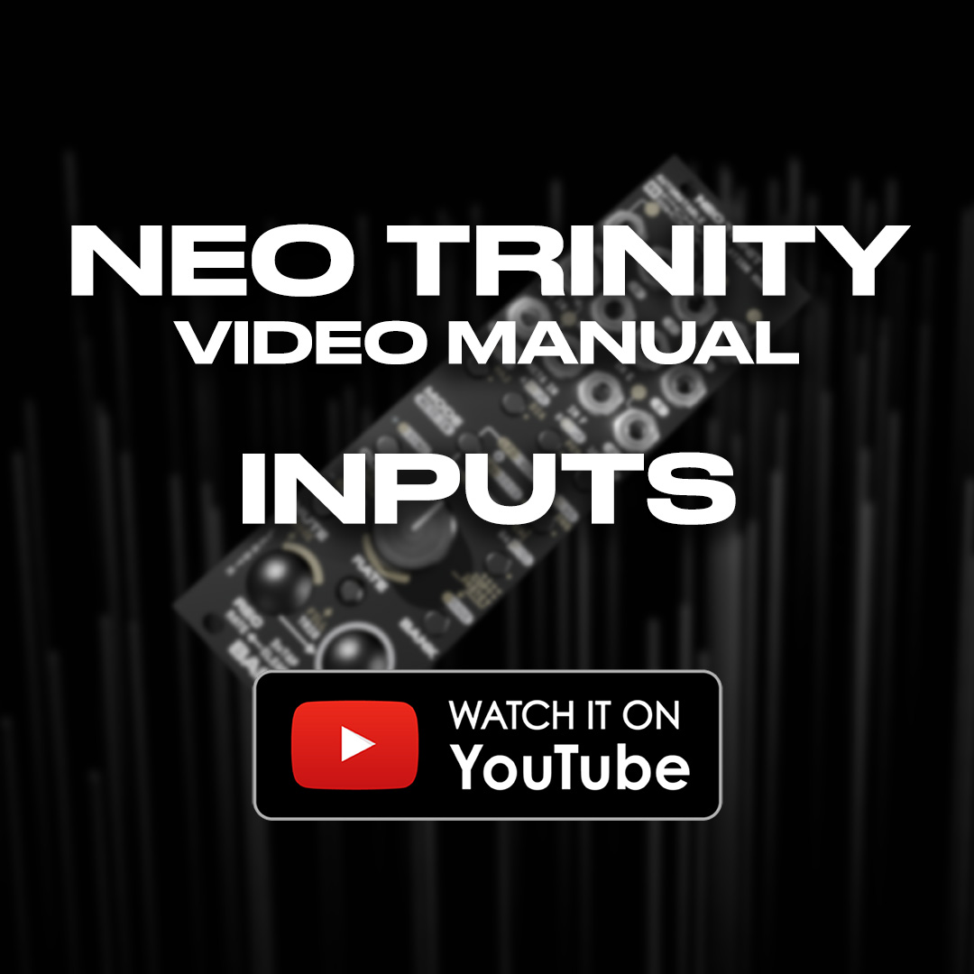 Do you want to get the most out of your NEO TRINITY? We have prepared a series of tutorials you can watch on our YouTube channel, including some cool patch tips! The second video of the series is out now! youtu.be/5d5k9oTMxgY