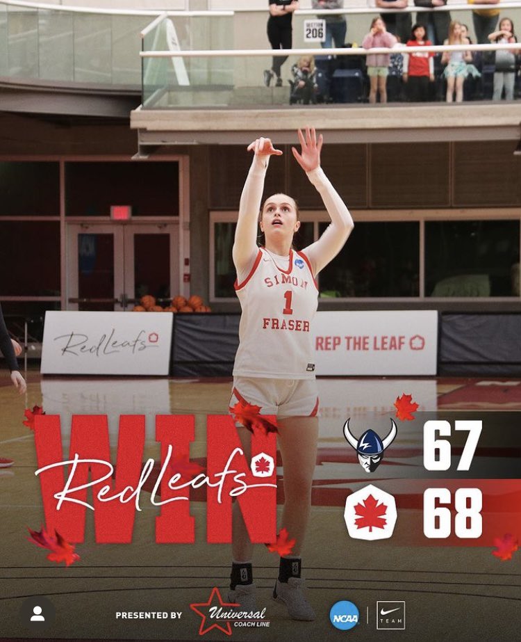 Big win on senior night!!

Thank you Grace and Jessica for all your hard work and dedication to the SFU women’s basketball program!

Next up, GNAC Championships!