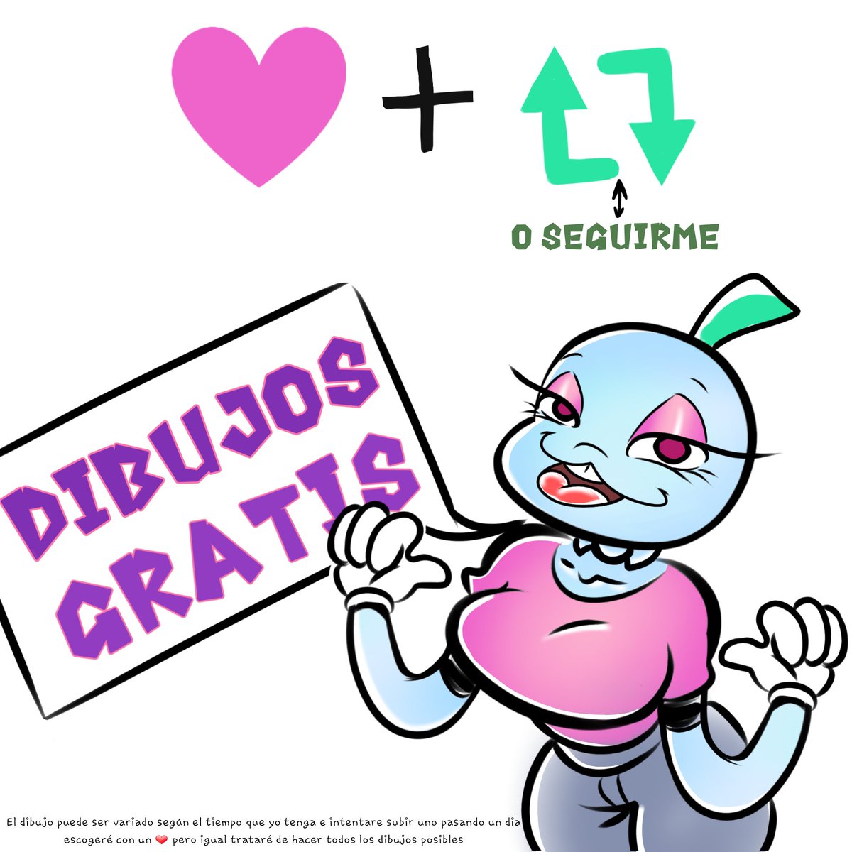 LaArgentina700's tweet photo. Dibujos gratis💖
☛Puede ser su Oc como algún personaje de caricaturas que le guste.

(Jaja que fiera quedo mi mora, así no se verán los dibujos xD) https://t.co/t8VF9RU2tT