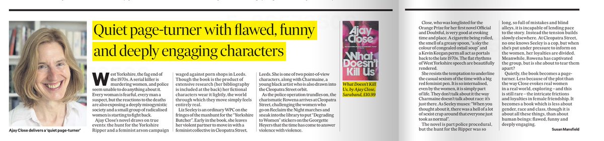 Ajay Close (@ajayclose) on Twitter photo lovely review from the always perceptive Susan Mansfield <a href="/wordsmansfield/">Susan Mansfield</a> in today's <a href="/scotonsunday/">Scotland on Sunday</a> lovely review from the always perceptive Susan Mansfield <a href="/wordsmansfield/">Susan Mansfield</a> in today's <a href="/scotonsunday/">Scotland on Sunday</a>