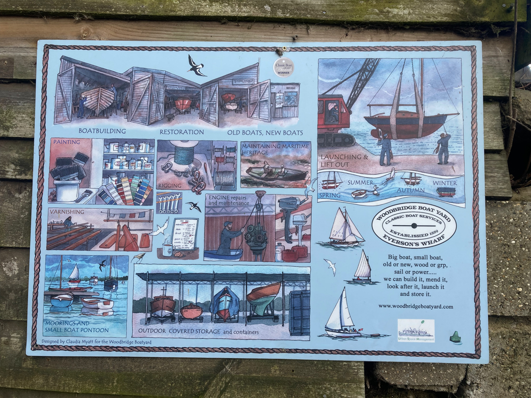 Walking along the river by the The Woodbridge Boatyard we came across this beautiful piece of art by Claudia Myatt who will be our guest speaker in two weeks Sunday March 17th at 3.00pm eventbrite.co.uk/e/southern-oce… #woodbridgeriversidetrust #talks #woodbridgehistoricriverside
