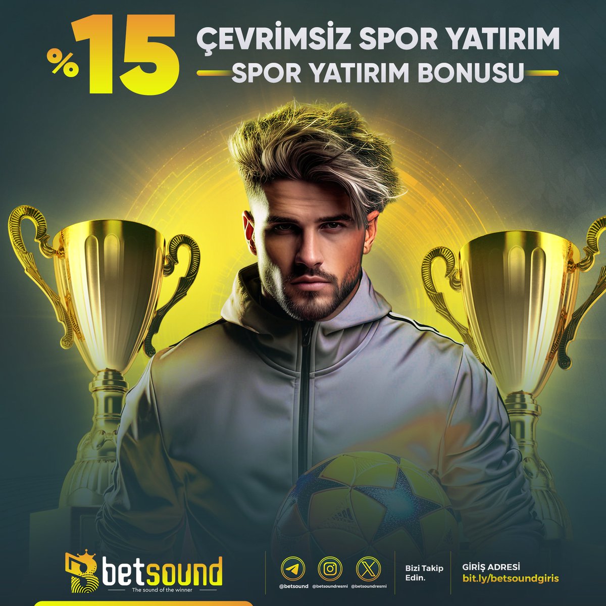 Betsound'da Kazanmak İçin Her Zaman Bir Şansınız Var ❗️

✅ % 15 ÇEVRİMSİZ SPOR YATIRIM BONUSU
🎁 Tüm yatırım yöntemleri için geçerlidir

💯 Güvenilir Bahis ve Casinoda Doğru Adres Betsound

🔗Güncel Giriş: rebrand.ly/Btsoundnew

#betsound #betsoundgiriş #betsoundsosyal
