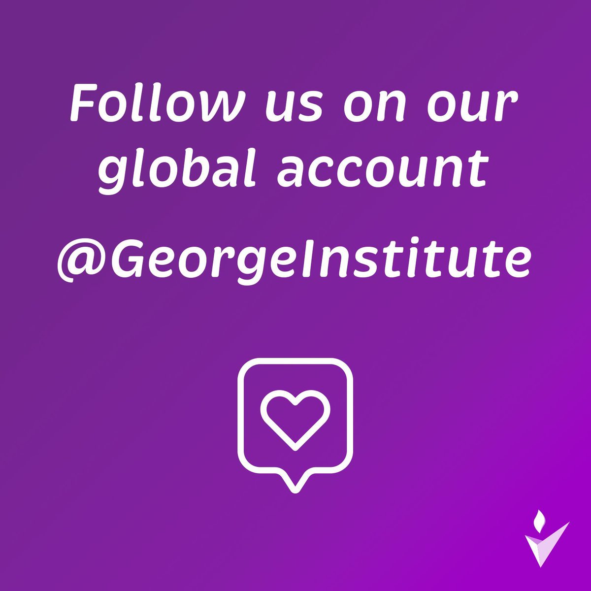 📢 We're moving! Please continue supporting our work to improve the health of people worldwide by following our global @GeorgeInstitute X channel for all our latest research, projects, updates and announcements. We will stop using the @GeorgeInstUK account from March 4 2024.