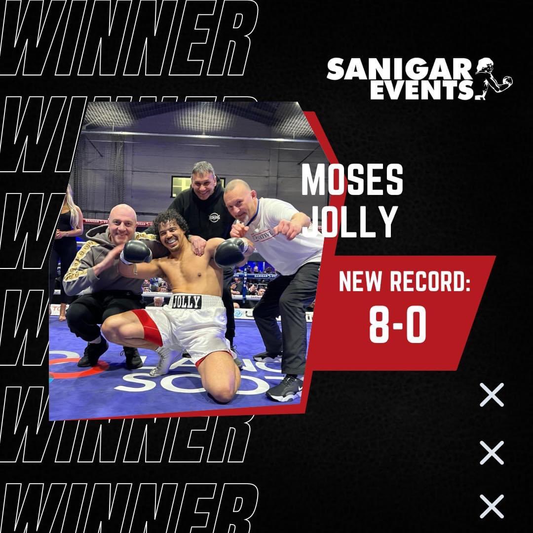 𝐑𝐄𝐒𝐔𝐋𝐓 👇🏼 Swansea’s Moses Jolly @IAm_N8V extends his unblemished record as he stops Milen Paunov in the very first round last night in Cardiff 💥🏴󠁧󠁢󠁷󠁬󠁳󠁿