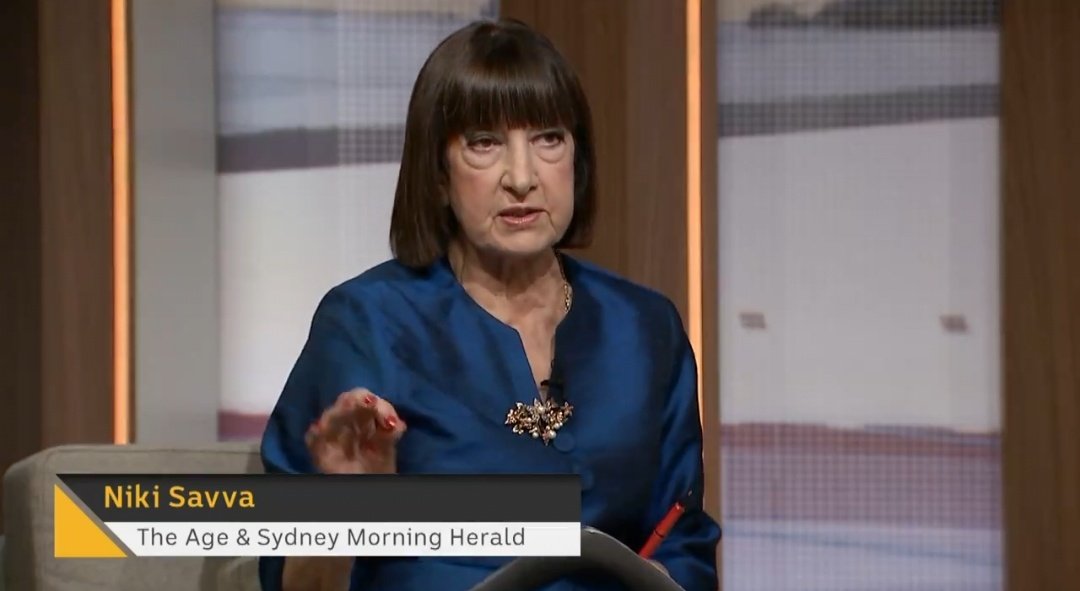The satisfaction is exquisite as Niki Savva, with superb wit, douses the Libs' Dunkley illusion of win in one apt word: Delusional.

Sussan Ley & Jane Hume's bizarre revelry. Dan Tehan's denial to Speers. Savva is right: The LNP spin is inept. #insiders #DunkleyByelection #auspol