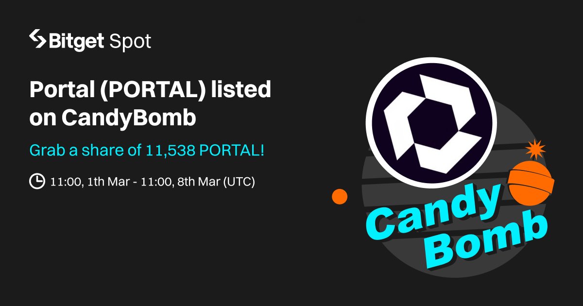 OgarBlessi2342's tweet photo. The Candybomb event might catalyze community engagement, bringing together the existing $PORTAL community with the exchange users. This synergy can create a supportive ecosystem around #PORTALxBitget, driving collaboration, knowledge sharing, and long-term interest. https://t.co/KKZ6dnBmqF
