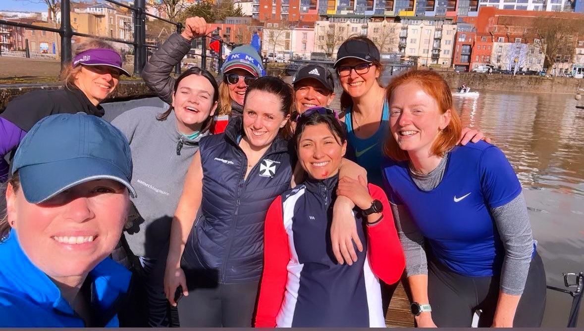 Our WeHorr crew have been camping <a href="/BristolRowing/">Bristol Rowing Club</a> the last couple of weeks as the river hasn’t been rowable at Ariel 😔 Thanks to everyone at City of Bristol and the Arielites who helped to make it happen and give the crew much needed time on the water