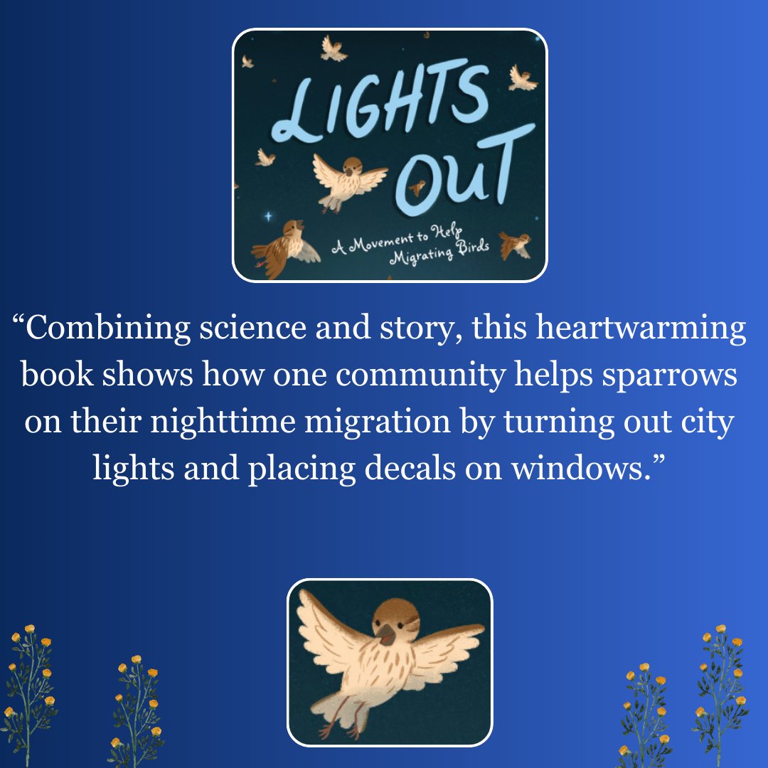 It's #WorldWildlifeDay & what better way to celebrate than by sharing a book with young readers! LIGHTS OUT publishes Mar 5th & I'm excited to share another early review. Don't forget you can get a signed copy here booksco.com/preorder-signe… #lightsout #WorldWildlifeDay2024 #STEM