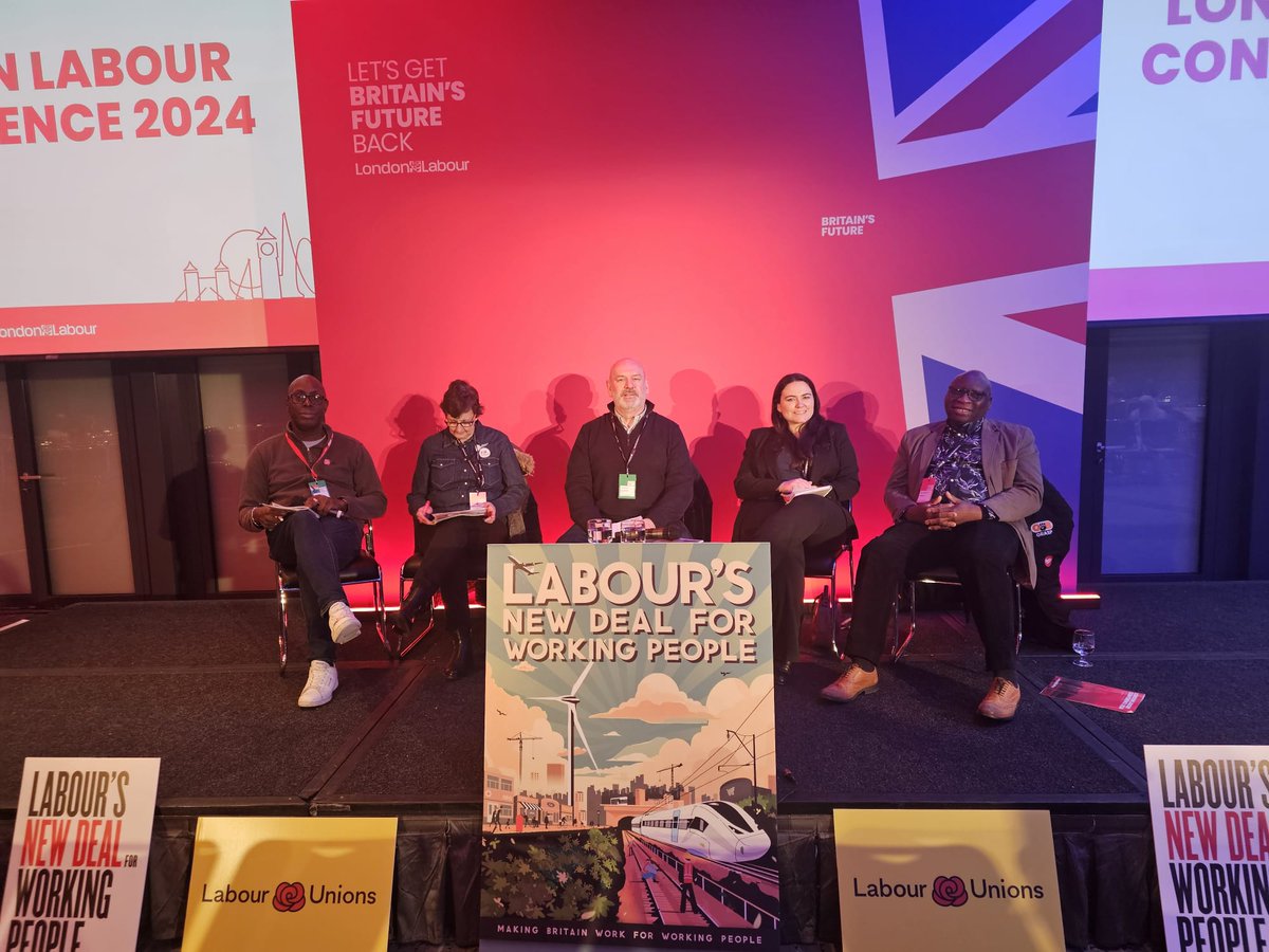 Huge thank you to team @LondonLabour for organising a great conference #LonLab24. Amazing coverage of the #NewDeal✊🌹