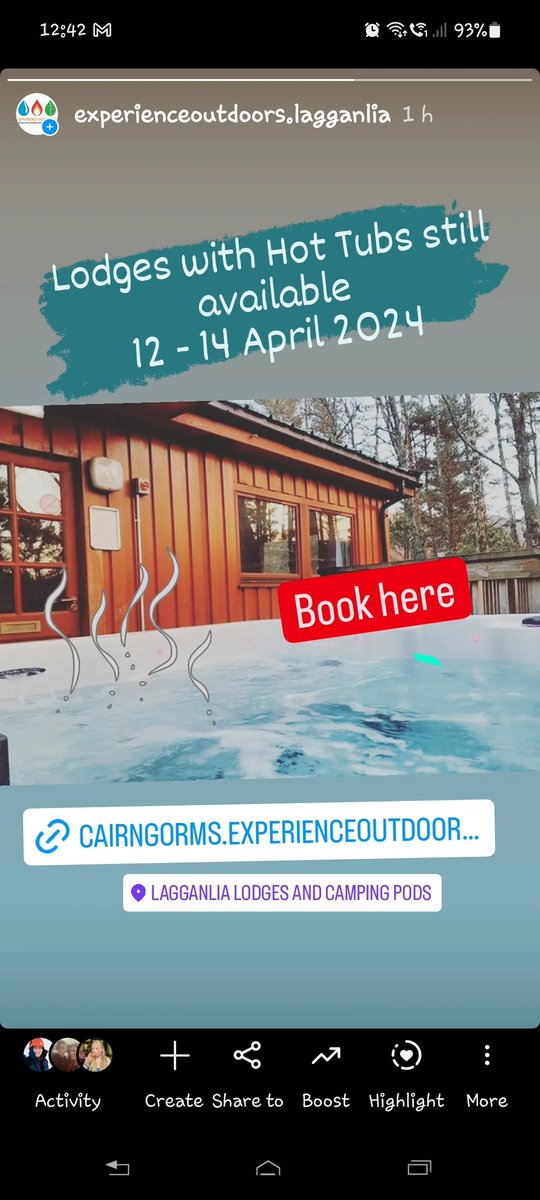 🚨What the heck? 🤷🏼‍♀️ We have 1 rare weekend in April where all 5 of our lodges are still available to book! Lodges sleeping from 6 to 18 guests. 12 - 14 April 2024. Who doesn't love a woodland lodge with a Hot tub? 💚 cairngorms.experienceoutdoors.org.uk/index.php?opti…